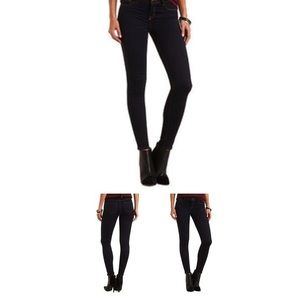 New with tags. Charlotte Russe refuge skintight legging Jean in black